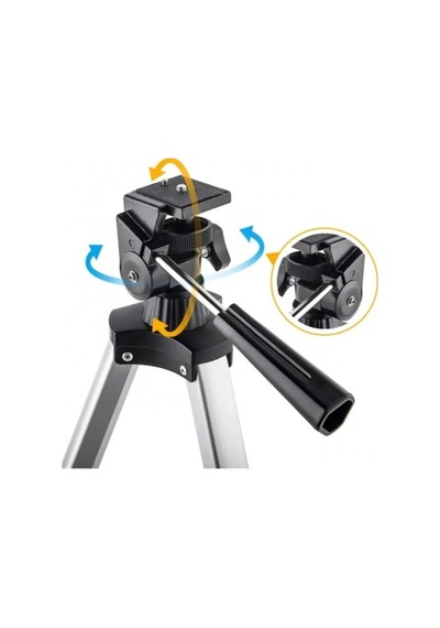 400 X 70 Mm Refrakter Teleskoplar 15x150x , Telefon Adaptörlü Reflex Karayı Düz Göstermekte