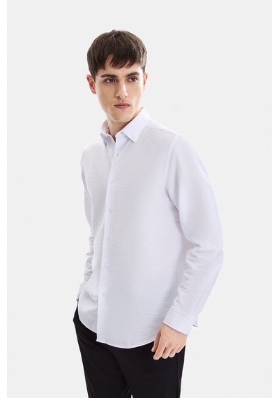 Backandbond Beyaz Regular Fit Gömlek