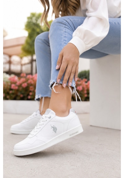 U.S. Polo Assn. U.s. Polo Assn. Fran Kadın Sneaker Spor Ayakkabı 867800000790 05 Beyaz