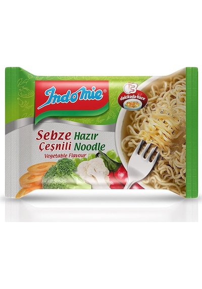 Indomie Sebze Çeşnili Hazır Noodle 6 x 75 G