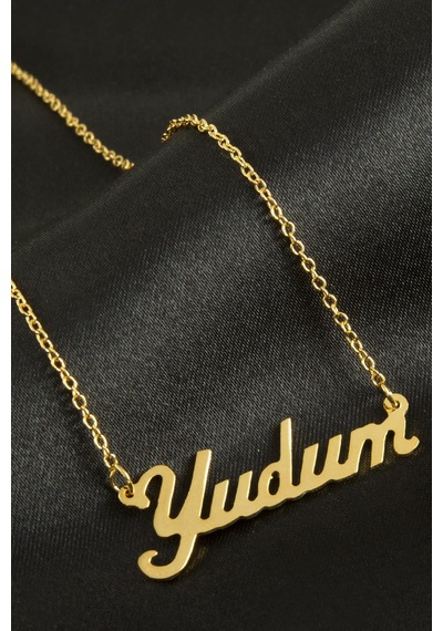 Yudum - 428 - İsimli - Csmo-tex - Kolye -sarı altın