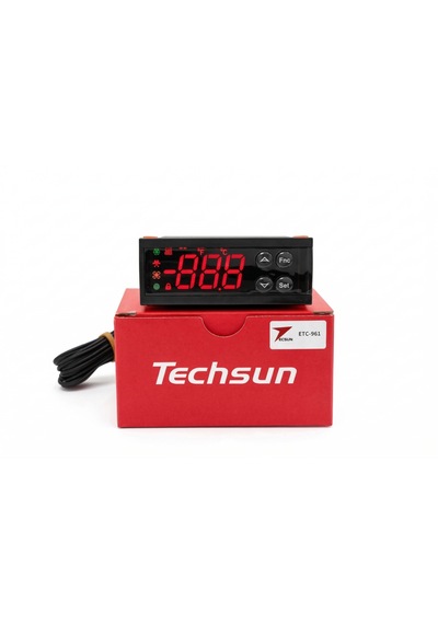 Techsun Etc 961 220v Dijital Termostat Tek Prob Soğutma Kontrol Cihazı 1 Adet