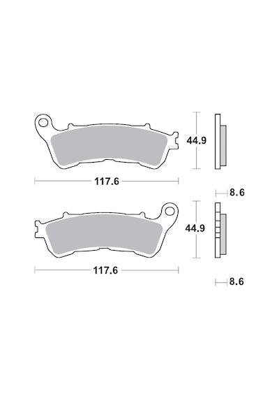 Honda Crossrunner 800 Brakıng Ön Fren Balatası 2011 - 2014 910Cm