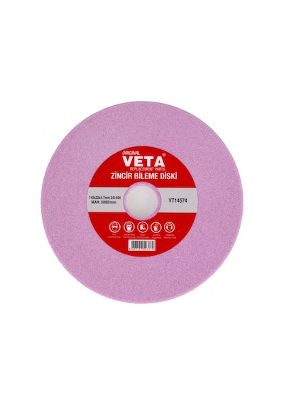 Veta Vt14574 Zincir Bileme Diski 145X22X4.7 Mm 3/8-404