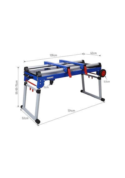 Workpro Wp289020 150kg 4ü 1 Arada Tekerlekli Çok Amaçlı Profesyonel Çalışma Tezgâhı Fr Wp289020