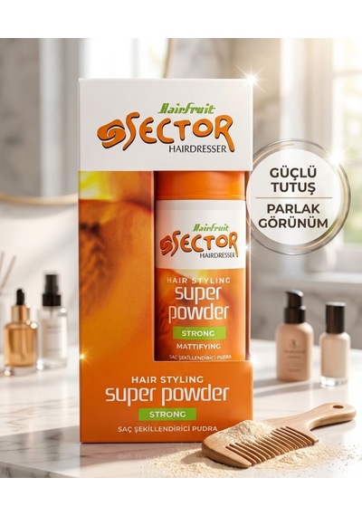 Sector Super Toz Wax Parlak Saçlar Yeni Ürün Sert Turuncu