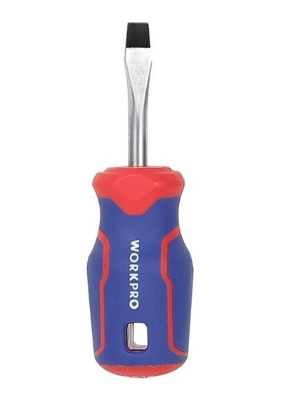 Workpro Wp221024 6.5x38mm Cr-v Manyetik Profesyonel Düz Topaç Tornavida Fr Wp221024