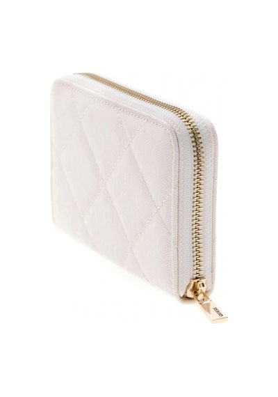 Guess Libby Orta Boy Fermuarlı Kadın Beyaz Cüzdan Swgg9912140-off