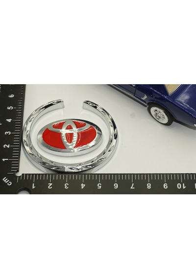Toyota Uyumlu Buğday Kulakları Krom Metal 3M 3D Logo Oem