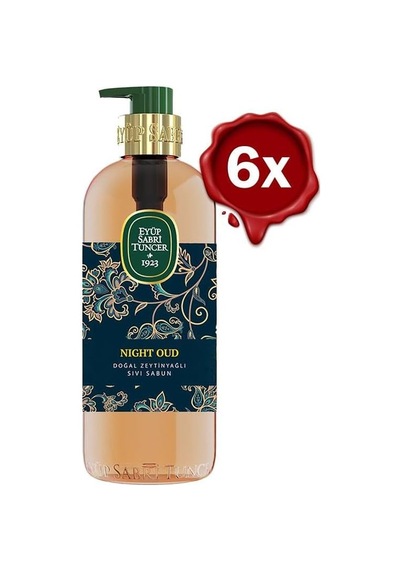 Eyüp Sabri Tuncer Night Oud Doğal Zeytinyağlı Sıvı Sabun 500 Ml X 6 Diğer