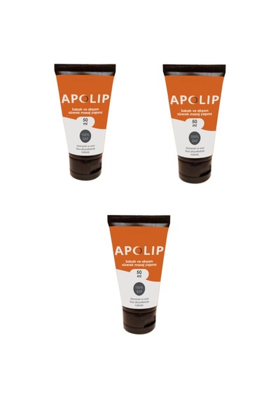 Fix Flex Apolip Kremi 50ml 3 Adet / Apolip Hemorrhoid Cream 50ml 3 Pieces