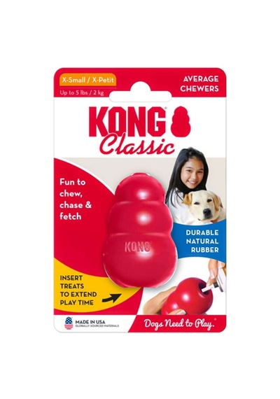 Kong Classic Köpekler İçin Çok Amaçlı Isırma Oyuncağı Xs