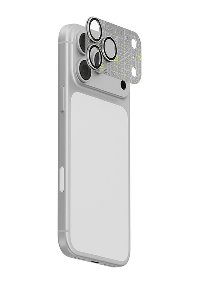 İphone 18 Pro Max Uyumlu Skinarma Sonar Serisi Ionix Kamera Lens Koruyucu Gümüş