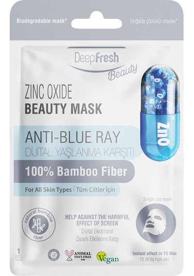 Deep Fresh Zinc Oxide Kağıt Yüz Maskesi