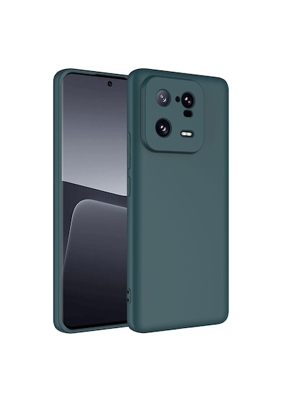 Xiaomi Mi 13 Pro Kılıf Yumuşak Silikon Kamera Korumalı Lansman Pazarplus Koyu Mor