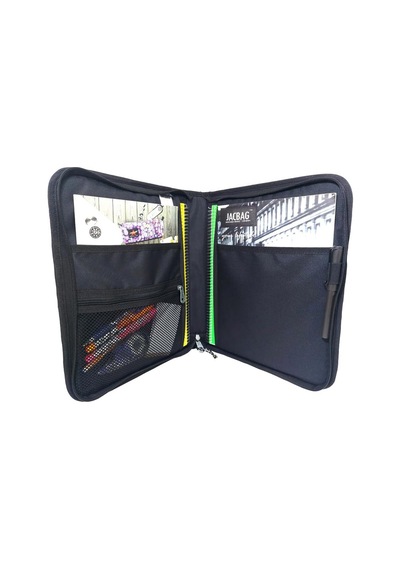 Jacbag Organizer Fermuarlı Dosya Çanta A4 Kırmızı