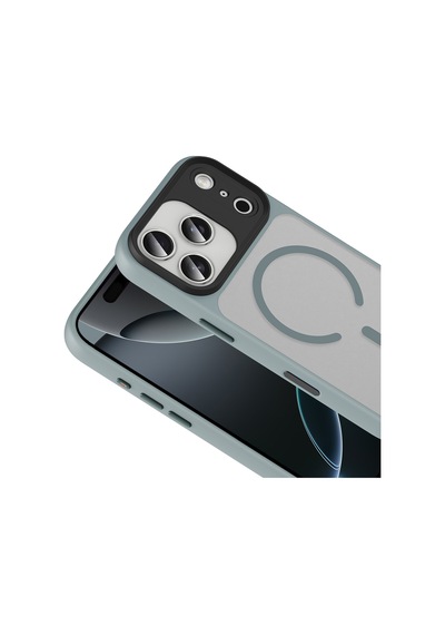 İphone 17 Cl-06 Uyumlu Kamera Lens Koruyucu - Gri Gri