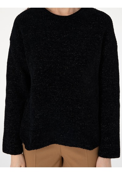 Pierre Cardin Kadın Siyah Kazak /triko 50290610-vr046 Siyah