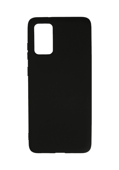 Samsung Galaxy Uyumlu S20 Plus Kılıf Nano İçi Kadife Silikon - Siya Siyah