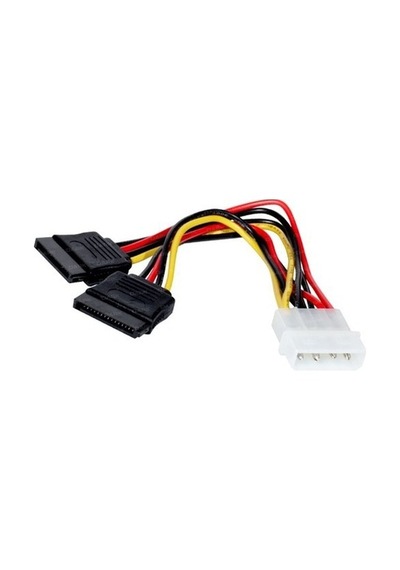 Sata Power Kablosu 20 Cm 2 Li Sata Çoklayıcı Güçlü Bakır Kablo