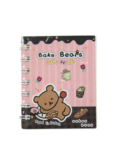 2 Adet Lilamor Bake Bears Spr Not Defteri 8,5x10,5