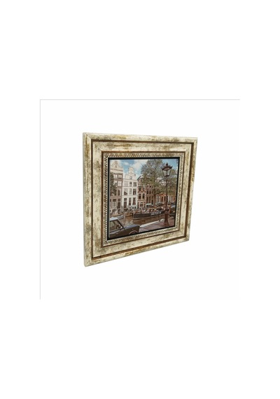 Amsterdam Görseli Baskılı Taş Tablo 25x25 512