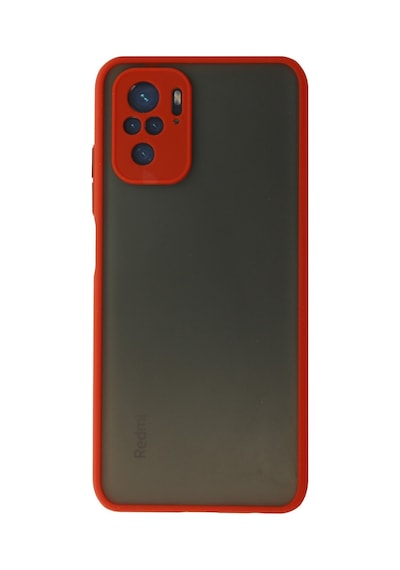 Redmi Note 10 Kılıf Montreal Silikon Kapak - Kırmızı Düz Renkli
