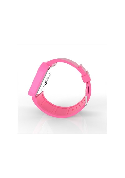 Cool Watch Saat - Pembe Led Kasa - Pembe Kayış Unisex