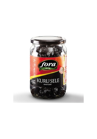 4 Adet Fora Kuru Sele Siyah Zeytin 350 G