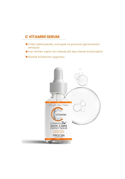 Procsın C Vitamini Aydınlatıcı Ve Ton Eşitleyici Bakım Serumu 20 ML