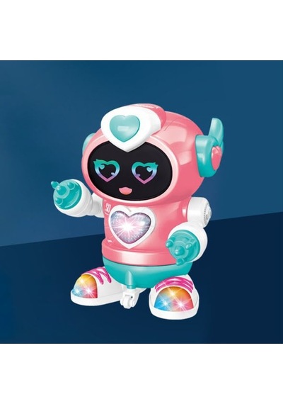 Rong Xian Yi Rock Robot - Müzik, Işık Ve Dans Eden İnteraktif Eğlenceli Oyuncak Robot Çok Renkli