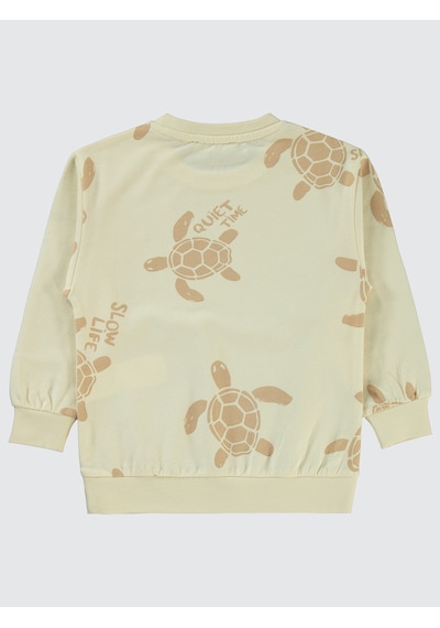 Civil Boys Erkek Çocuk Sweatshirt 2-5 Yaş Fil Dişi Fil Dişi Çok Renkli