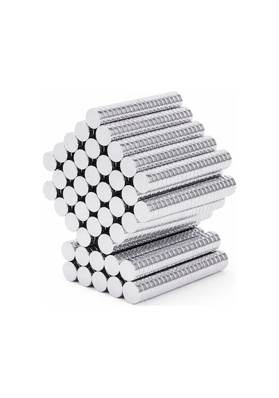 10 Adet - 10x2mm Neodyum Mıknatıs Neodim Magnet Yuvarlak