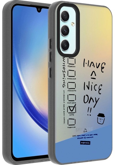 Galaxy A34 Kılıf Desenli Zore Dragon Sert Kapak Have