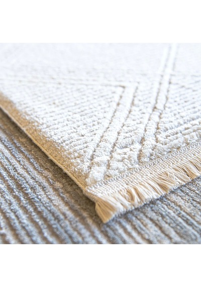 Hoom Rugs Norm 6220 Beyaz Modern Salon Halısı Beyaz