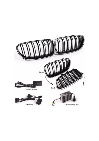 Autogp Bmw F10 M5 Ön Böbrek Panjur Izgara Ledli 2009 / 2016