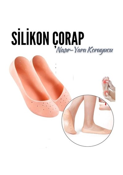 Zenvac Nasır Yara Koruyucu Silikon Koruyucu Çorap 715574 Zenvac29