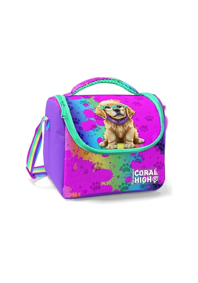 Coral High Mor Pembe Köpek Isı Yalıtımlı Beslenme Çantası - Kız Çocuk