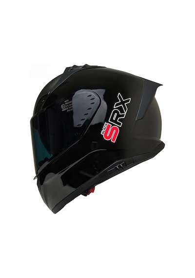 Mts M-801-Snake Güneş Vizörlü Kask Parlak Siyah