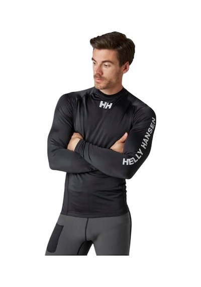 Helly Hansen Helly Hansen Waterwear Rashguard Likra Erkek Siyah Likra 001 Siyah