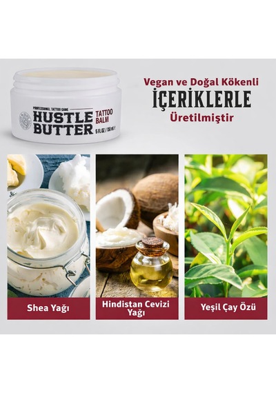 Hustle Butter Deluxe Tattoo Aftercare - 5oz/150ml Dövme Bakım Kremi