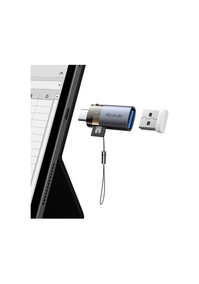 Ot-7600 2'si 1 Arada Usb-a - Usb-c - Sd Kart Aktarım Dönüştürüc
