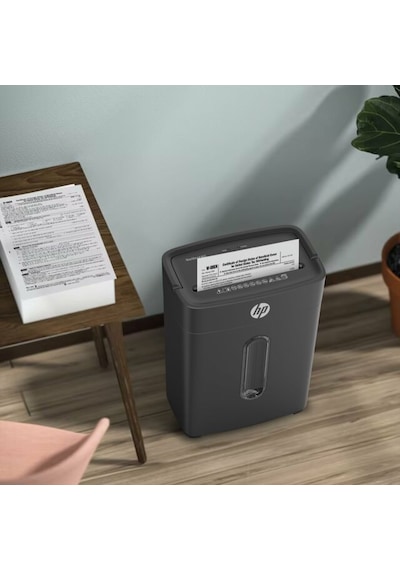 Hp Oneshred 6 CC Evrak İmha Makinesi / Kağıt Kırpma Makinesi - Çapraz/Konfeti Kesim - 5 x 14 MM-14 L