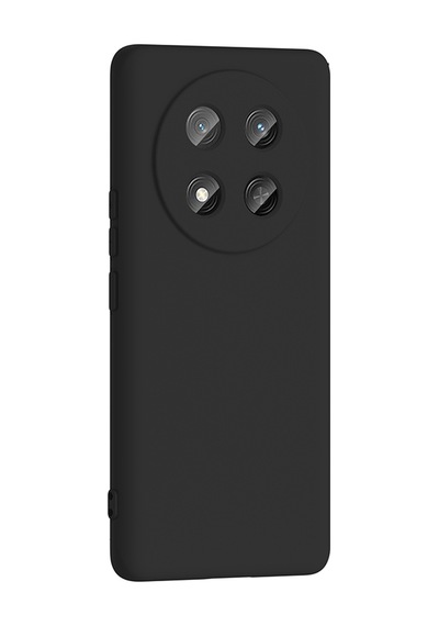 Honor Magic 7 Lite Kılıf Yumuşak Silikon Kamera Korumalı Lansman Pazarplus Koyu Mor