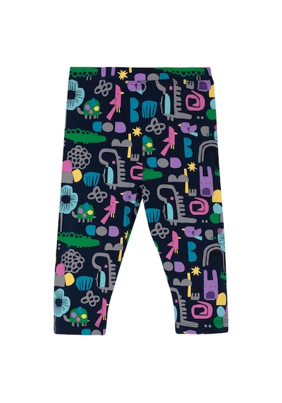 Lovetti Kız Çocuk Cutouts Animal Desen Kapri 8815 Çok Renkli