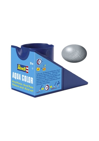 Revell Su Bazlı Maket Boyası 20 Ml Silver Metallic 36190
