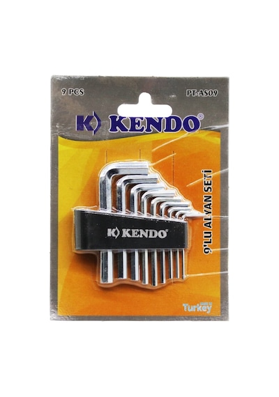 Kendo Pt-as09-902 Kısa Düz Alyan Vakumlu Hoby Set 9 Adet