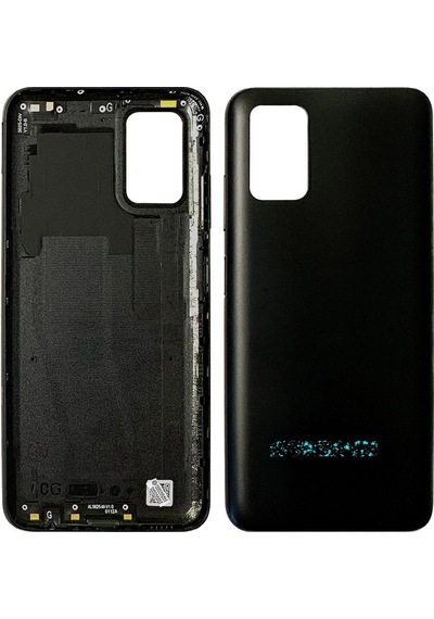 Samsung Galaxy Uyumlu A03s Sm-a037 Arka Kapak Siyah