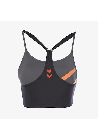 Hummel Else Bra Kadın Siyah Yuvarlak Yaka Atlet Siyah
