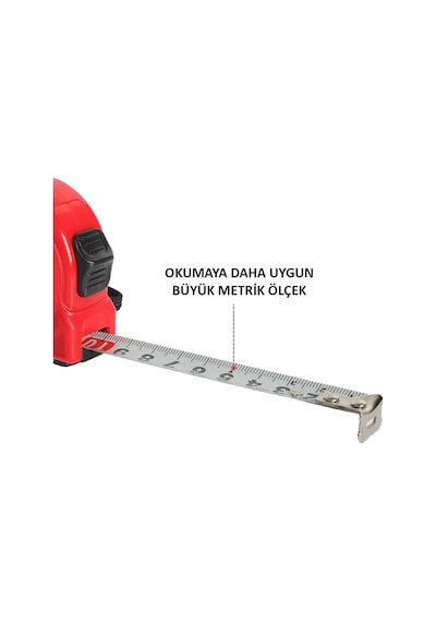 Workpro Wp261002 3mx16mm Beyaz Çelik Şerit Metre